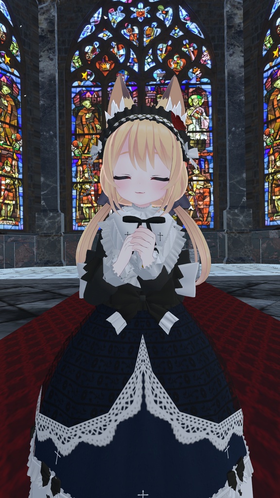 「こまどアバター」対応ゴシックロリータ衣装 PB対応済み