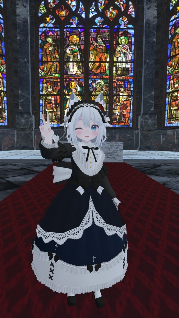 「こまどアバター」対応ゴシックロリータ衣装 PB対応済み
