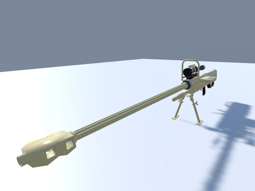 【VRChat向け】【3Dモデル】ダネル NTW-20