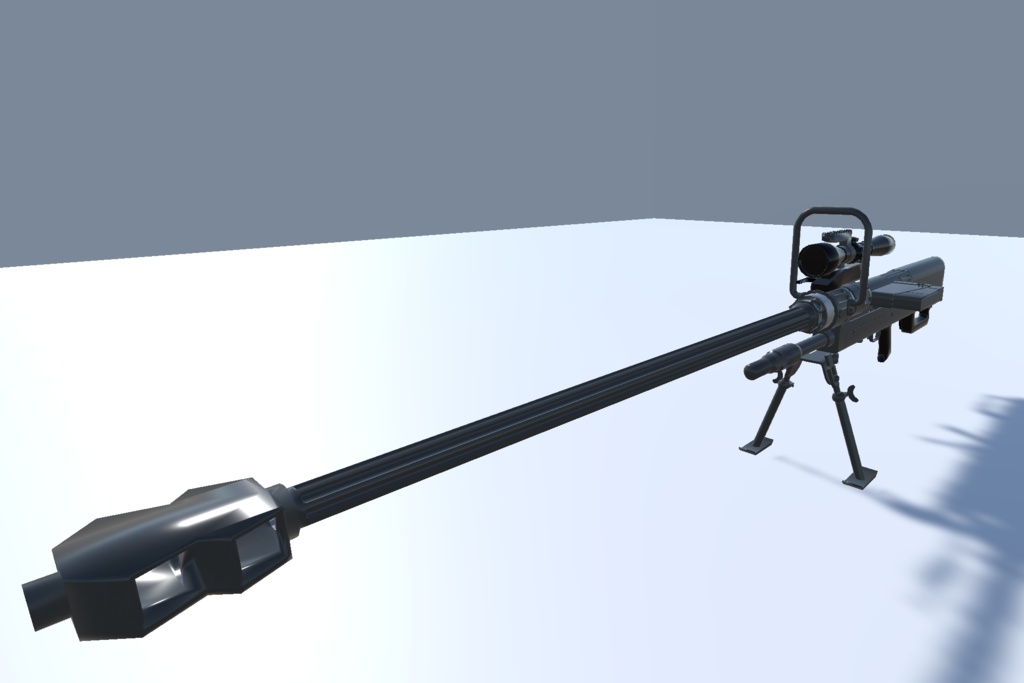 【VRChat向け】【3Dモデル】ダネル NTW-20