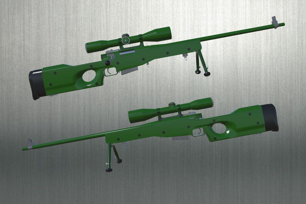 【VRChat向け】【3Dモデル】L96A1