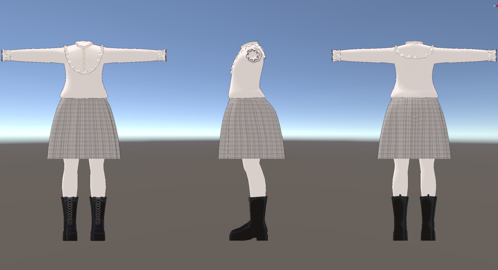 「はてなアバター」対応【冬のお出かけコーデ】