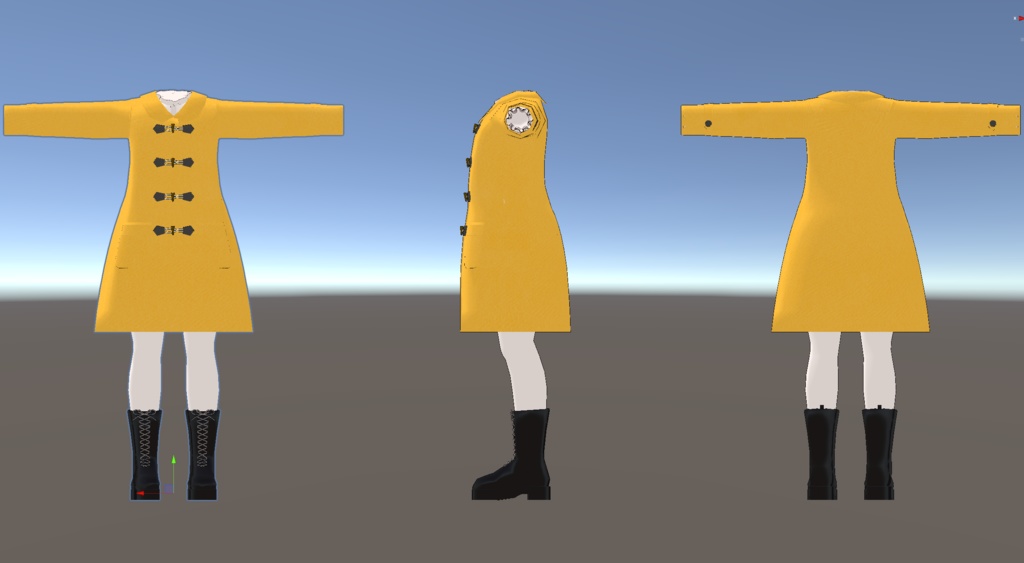 「はてなアバター」対応【冬のお出かけコーデ】