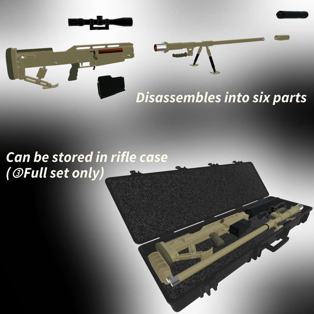 【VRChat向け】【3Dモデル】Snipex Alligator