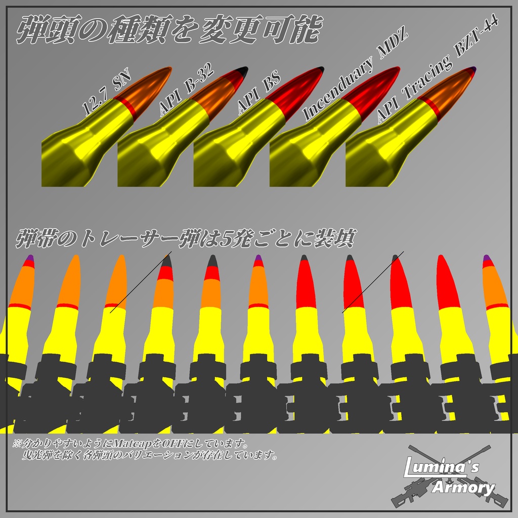 【VRChat向け】【3Dモデル】Kord重機関銃 Kord 6P50 (Корд 6п50)