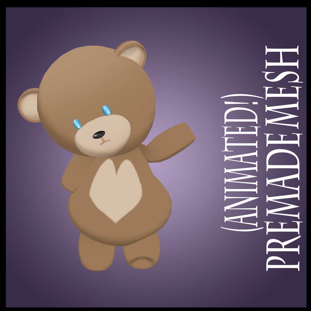 Rigged Animated Bear Mesh