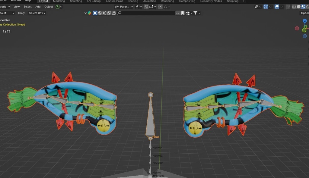 Animated Tuft Ears; IMVU|SecondLife|Vroid