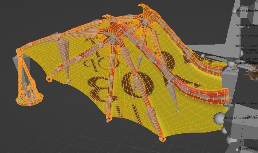 Animated Candle Wings for IMVU | SecondLife | Vroid