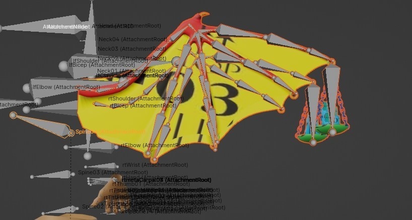 Animated Candle Wings for IMVU | SecondLife | Vroid