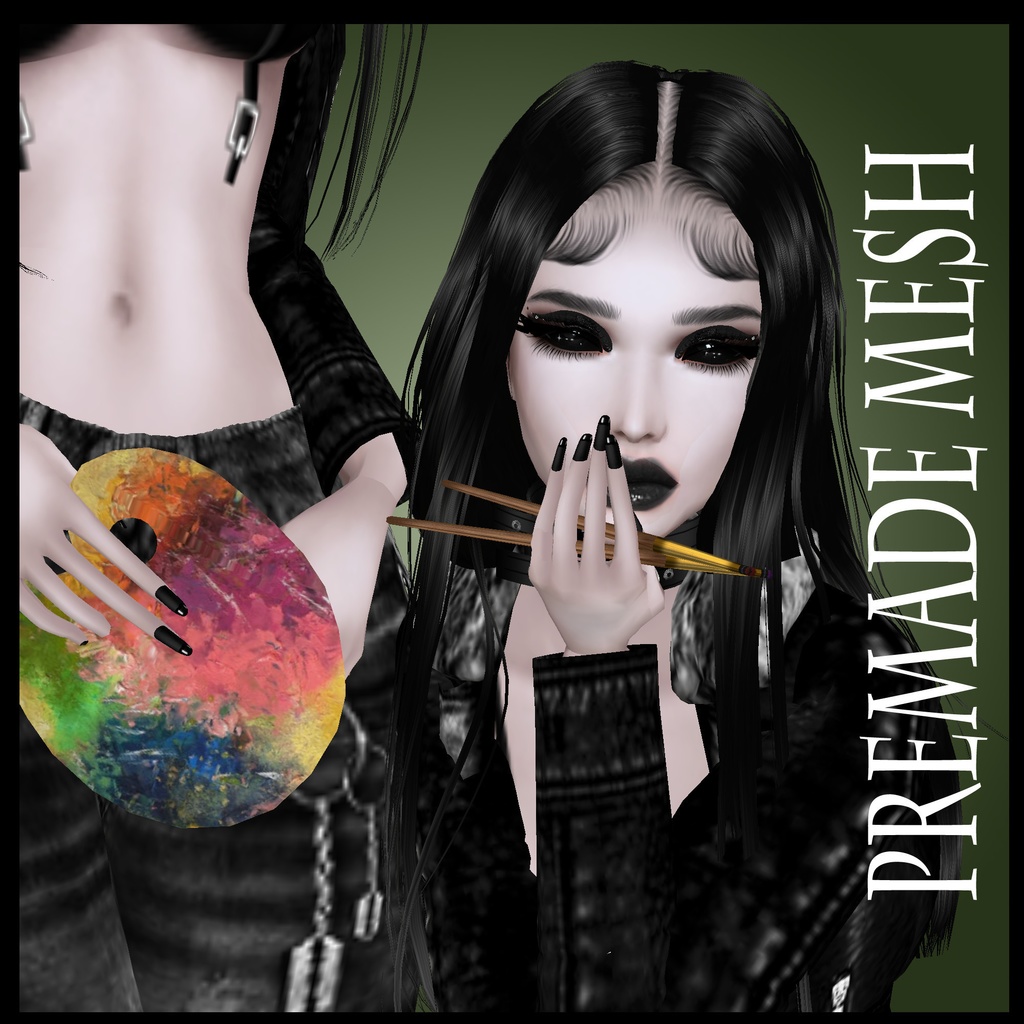 Painting set for IMVU | SecondLife | Vroid