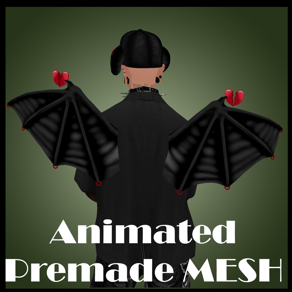 Heartbreak Wings For IMVU | Secondlife | Vroid