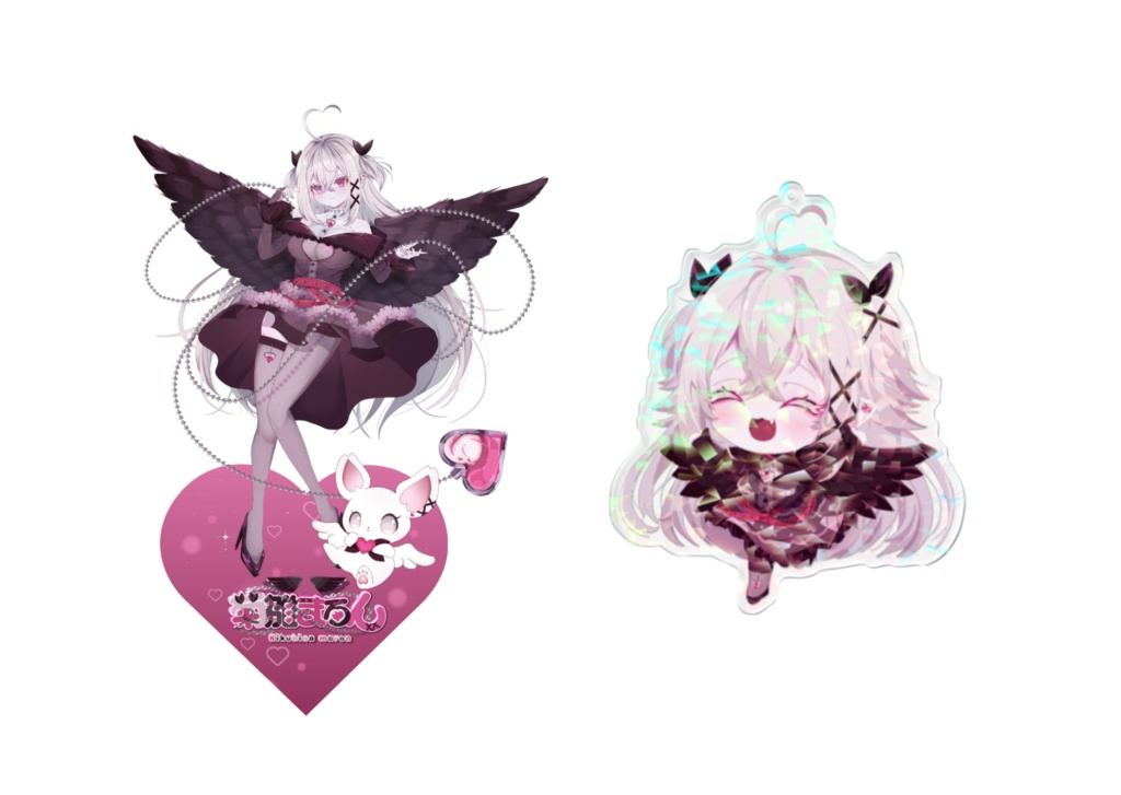 【菊雛まろん】アクリルスタンド×ホログラムアクリルキーホルダー