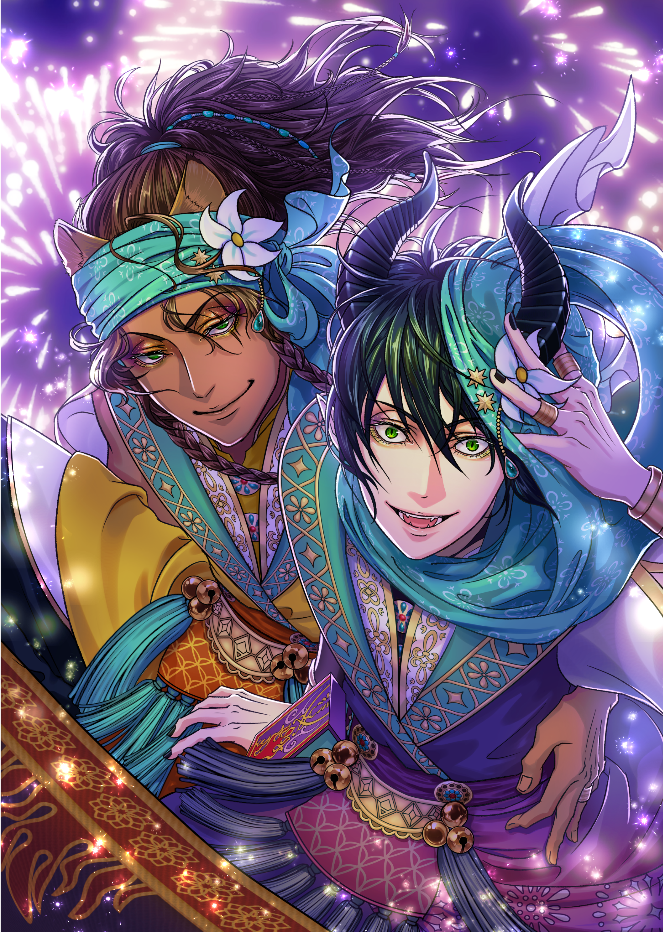 ツイステッドワンダーランド レオナ×マレウス...