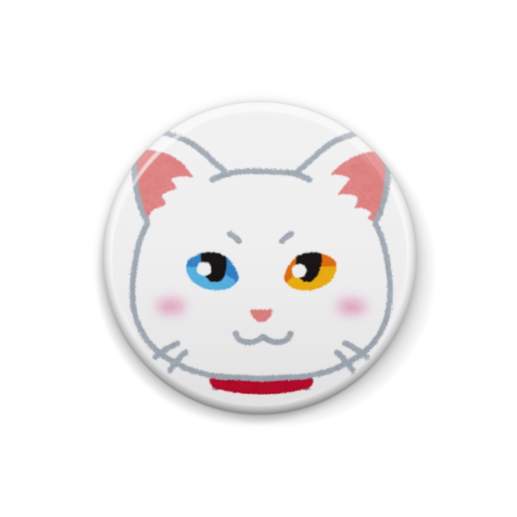 にゃんこ先生缶バッチ（シンプル）