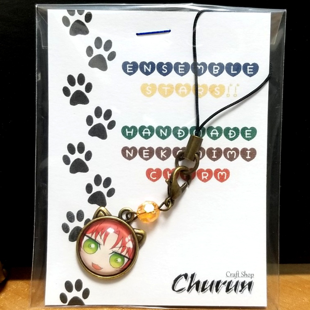 【あんスタ!!】猫耳ストラップチャーム②【ハンドメイド】