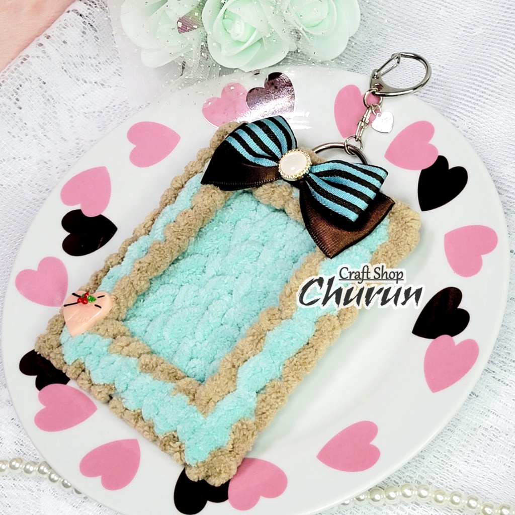 【5点限定】B8サイズ用 ふわもこトレカケース ୨୧ チョコミント