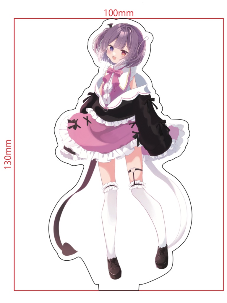 こあた サポーター1000人記念グッズ アクリルスタンド