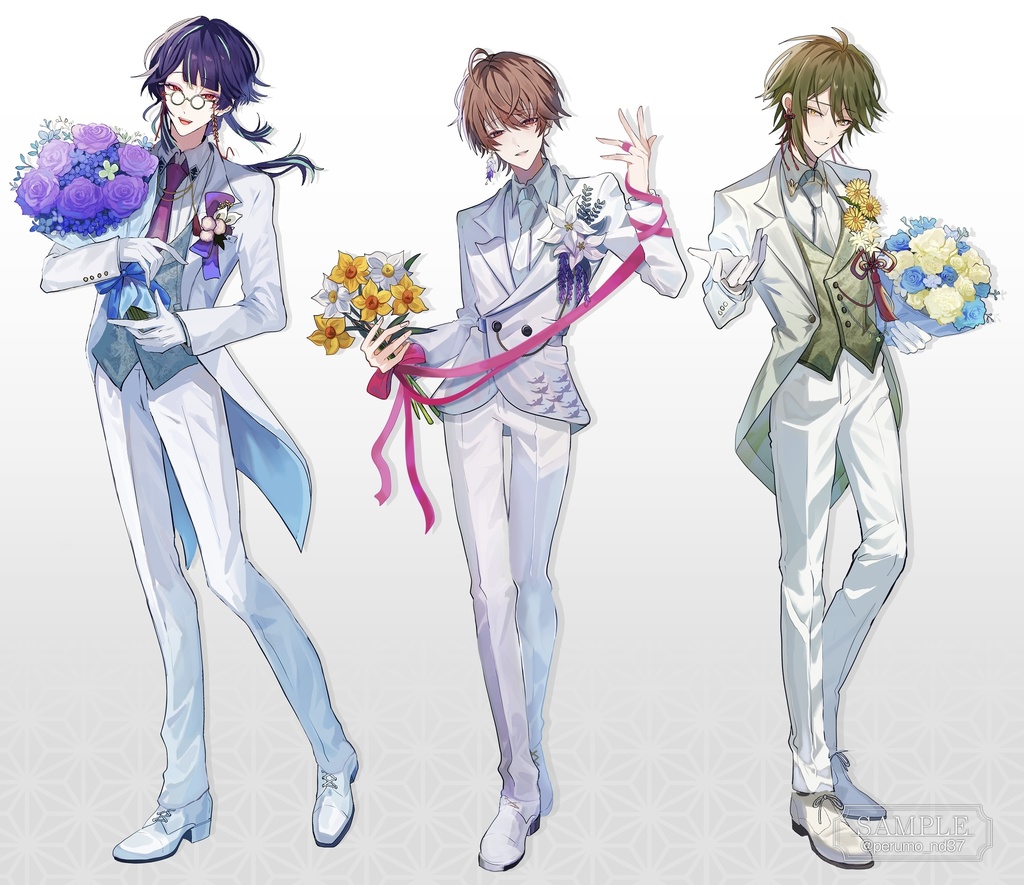 ブライダルアクスタ（昴流/伯玖/善治）