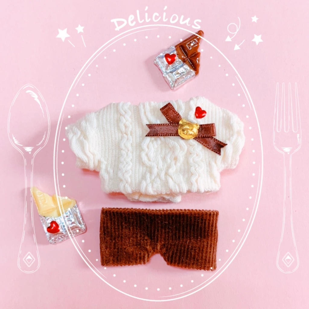 ❤️🧸ショコラテディニットコーデセット🍫❤️