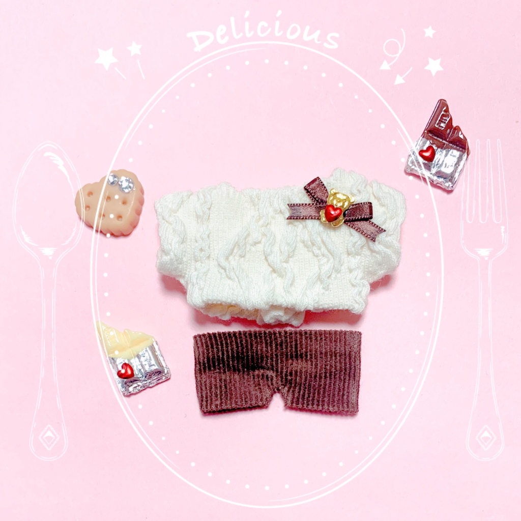 ❤️🧸ショコラテディニットコーデセット🍫❤️