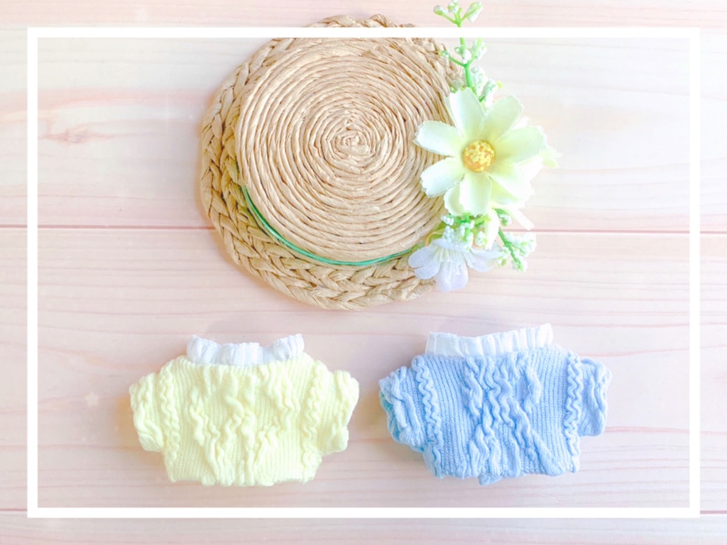 🧁💛ルリジューズニット💙🫖