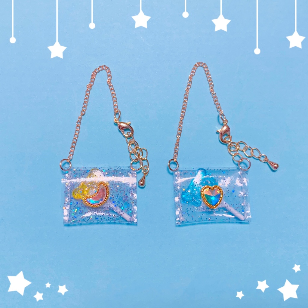 💠 ティアドロップクラッチバッグ2🌙