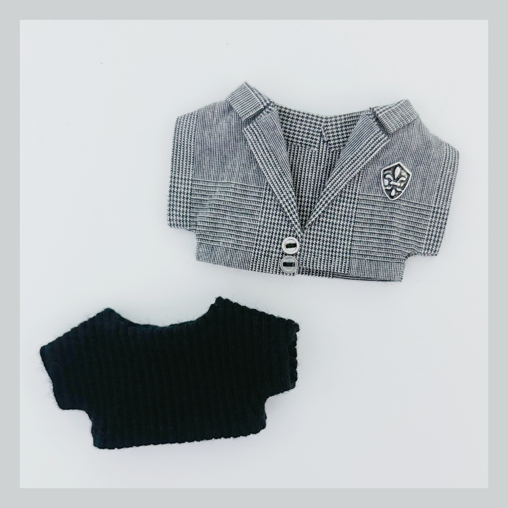 ⚜️nostalgic jacket ＆knit set ❤︎