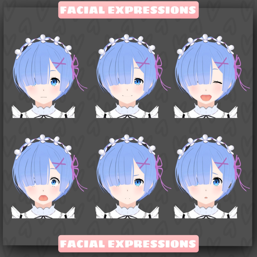 [VRC|VRM] Rem - Aesu3D - BOOTH