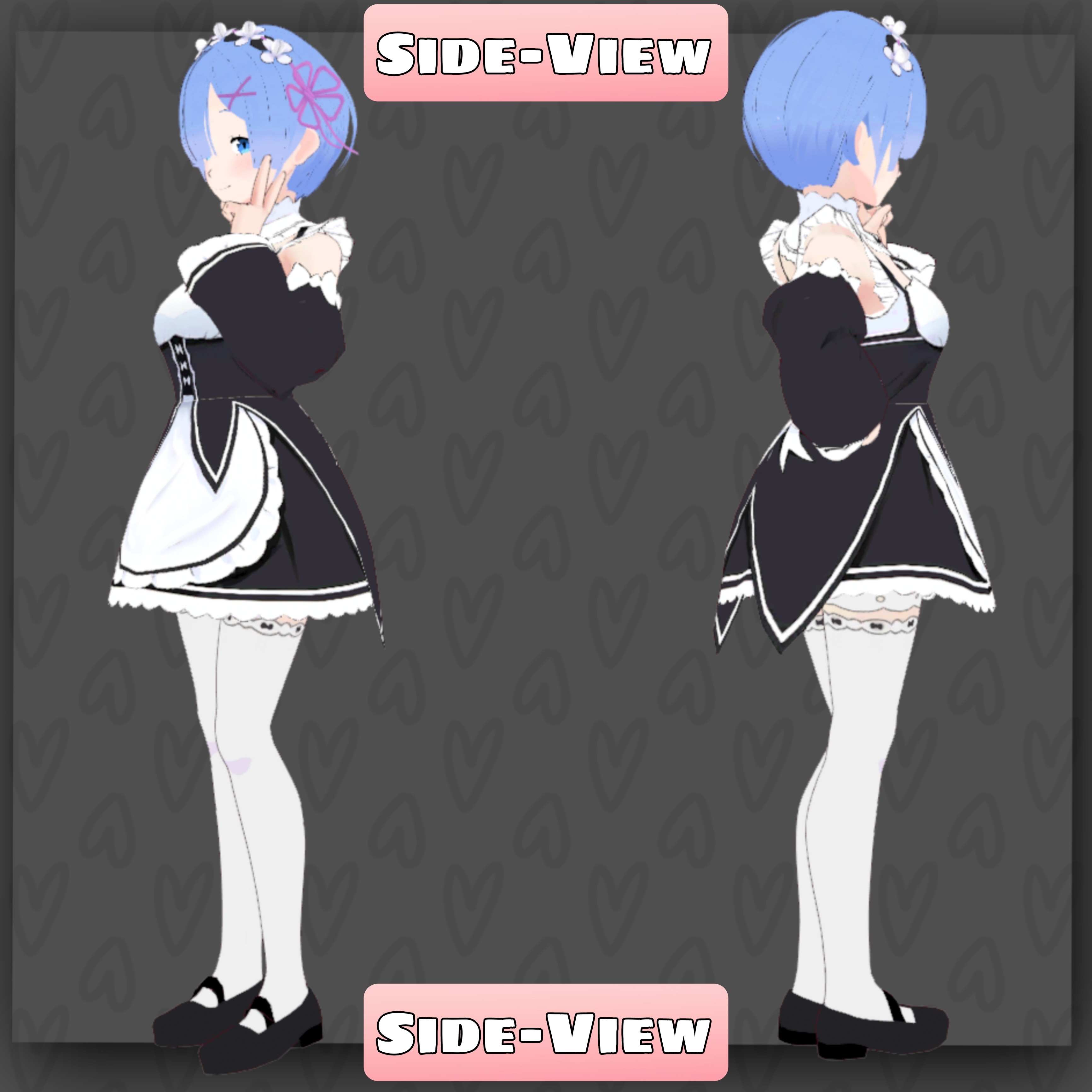 [VRC|VRM] Rem - Aesu3D - BOOTH