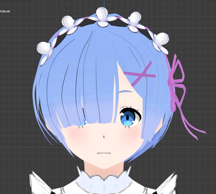 [VRC|VRM] Rem - Aesu3D - BOOTH