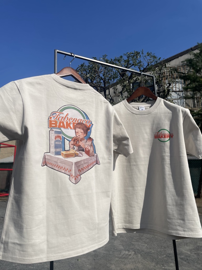 タベナコベーカリーTシャツ