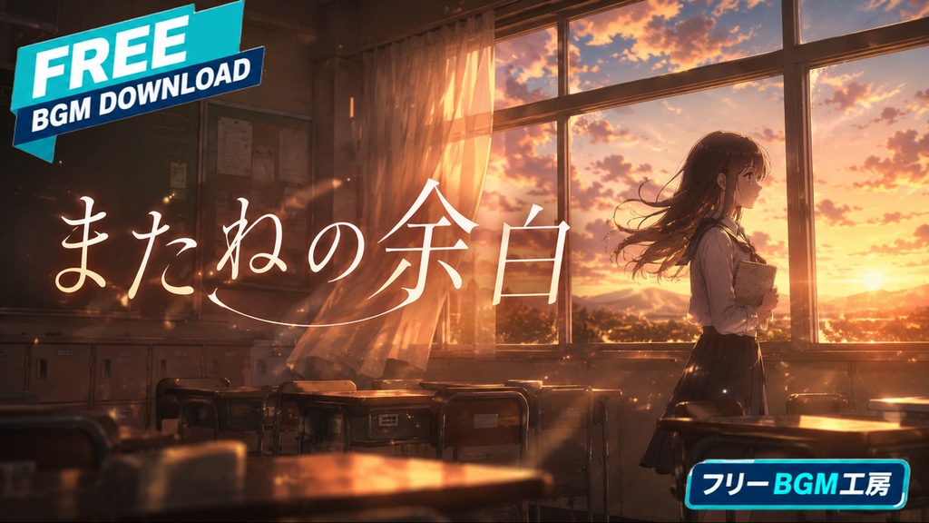 またねの余白|青春アニメED Pop Rock【フリーBGM / 歌あり】