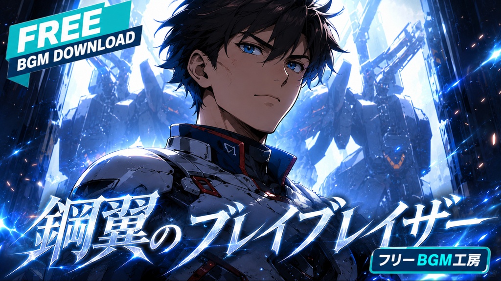 鋼翼のブレイブレイザー｜鋼の翼で空を裂き、守りたい未来へ飛び立つメカバトルアンセム。【フリーBGM / 歌あり】