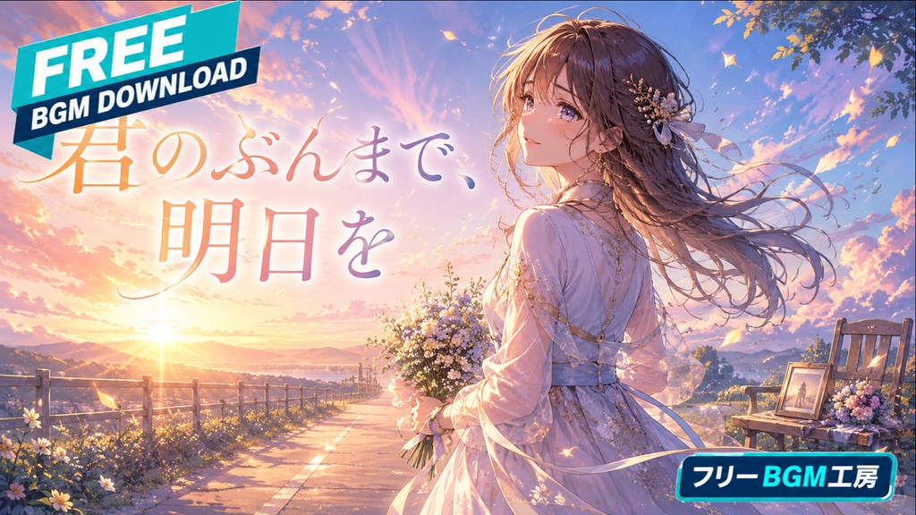 君のぶんまで、明日を｜旅立った君の優しさを胸に、明日へ歩き出す希望の歌【フリーBGM / 歌あり】