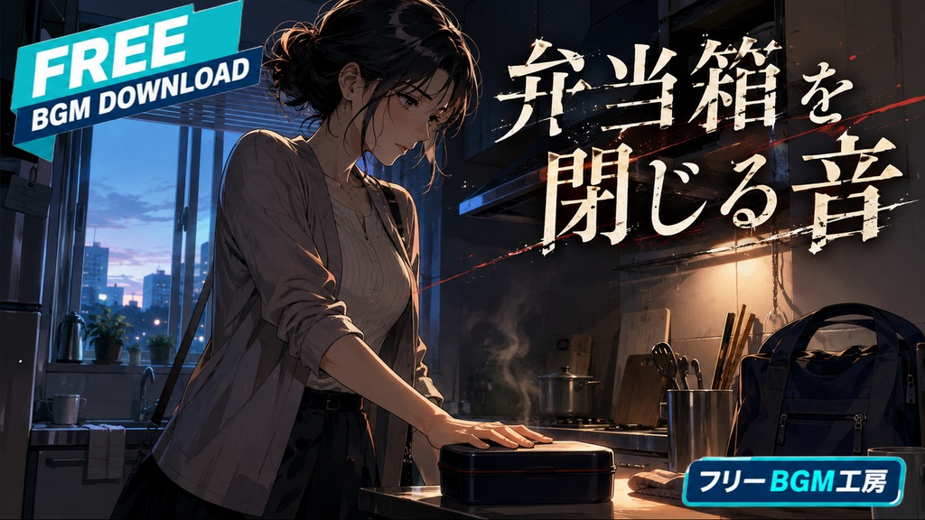 弁当箱を閉じる音｜夜明け前の台所から、一日を背負って踏み出す和楽器ハードコア。【フリーBGM / 歌あり】