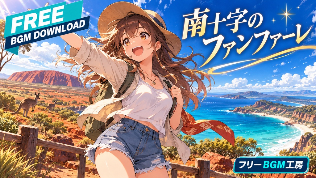 南十字のファンファーレ｜南へ飛び出す高揚感を、変拍子ブラスで駆け抜ける旅立ちソング【フリーBGM / 歌あり】