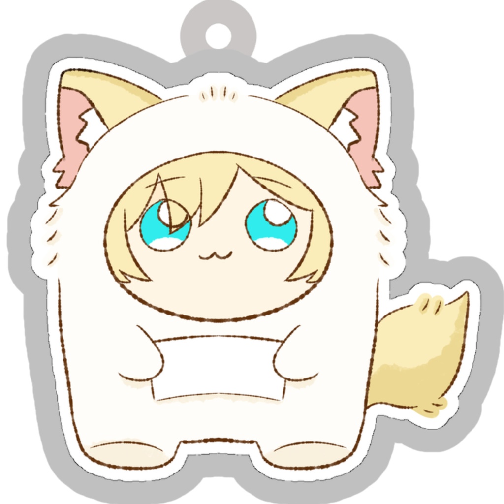 三玖巧アクリルキーホルダー(もふもふ)