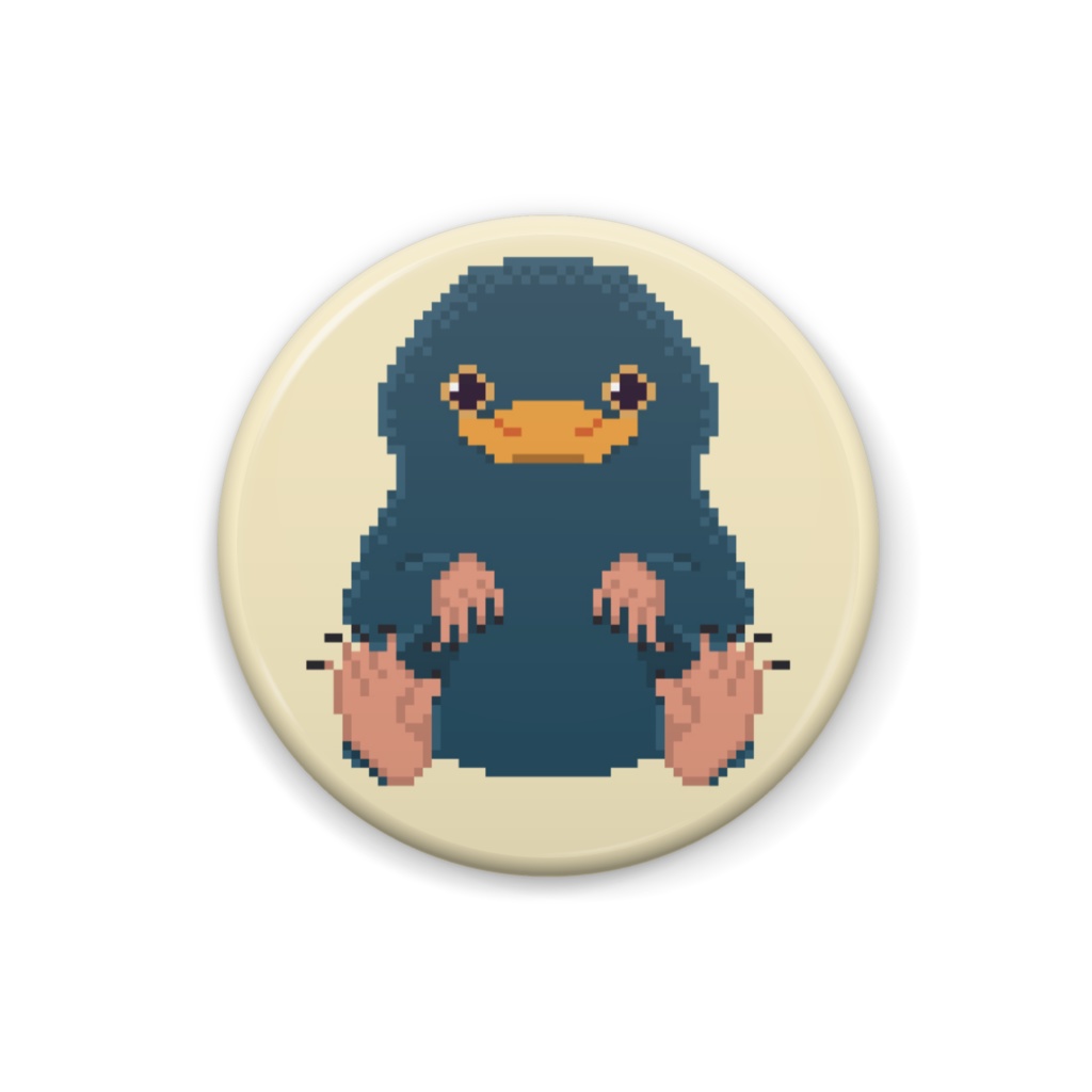 二フラー缶バッチ