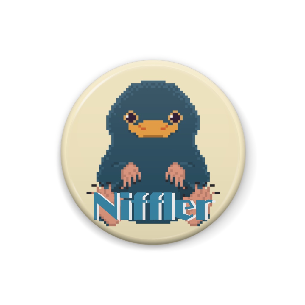 二フラー缶バッチ