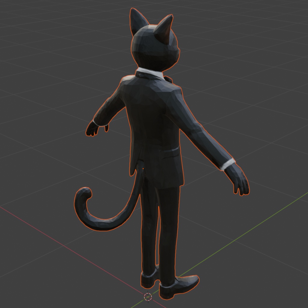 【値下げ!】【VRChat】Gentle Cat Avatar / ジェントルキャットアバター【ローポリ、Goodランク】