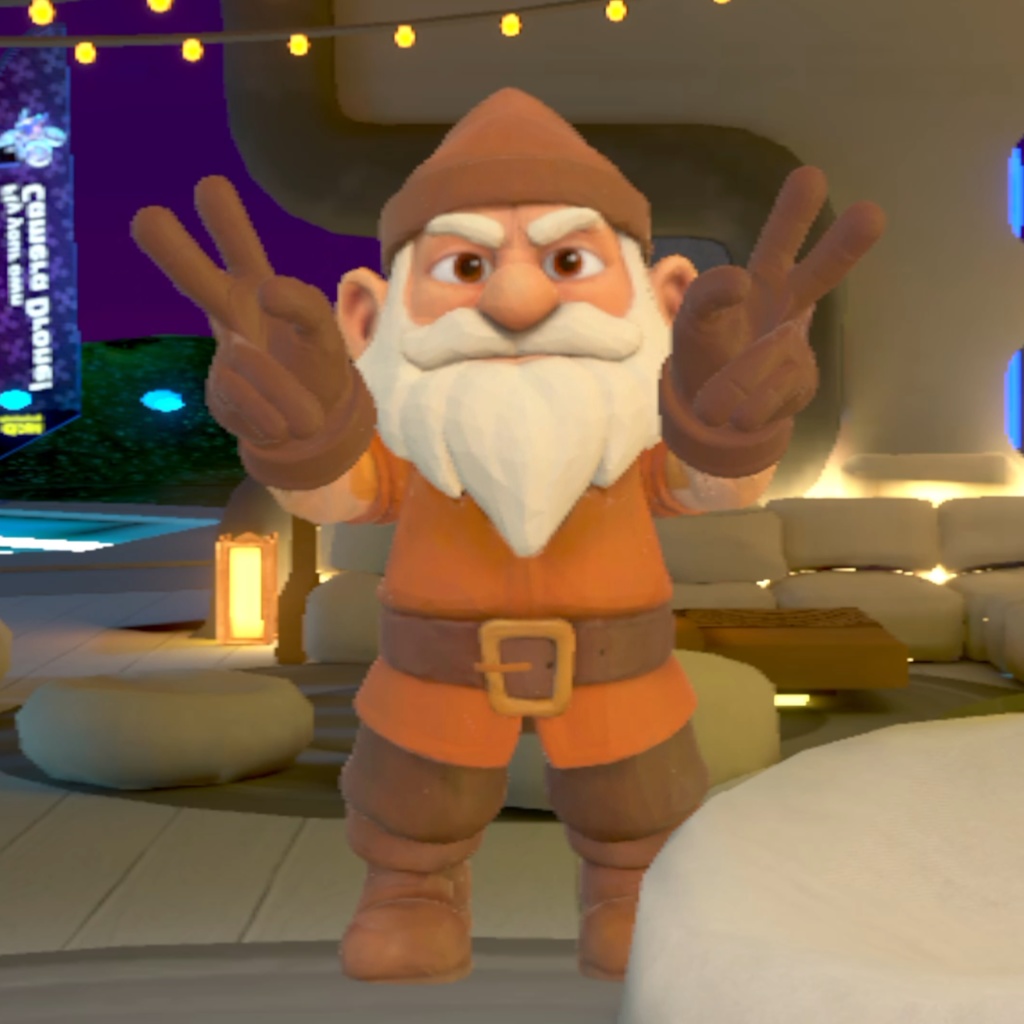 【値下げ!】【VRChat】Blacksmith Dwarf Avatar / 鍛冶場のドワーフ【ローポリ、Goodランク】