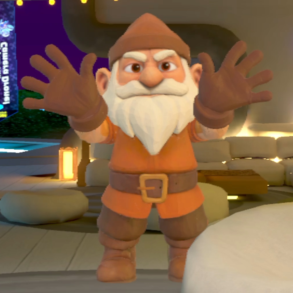 【値下げ!】【VRChat】Blacksmith Dwarf Avatar / 鍛冶場のドワーフ【ローポリ、Goodランク】