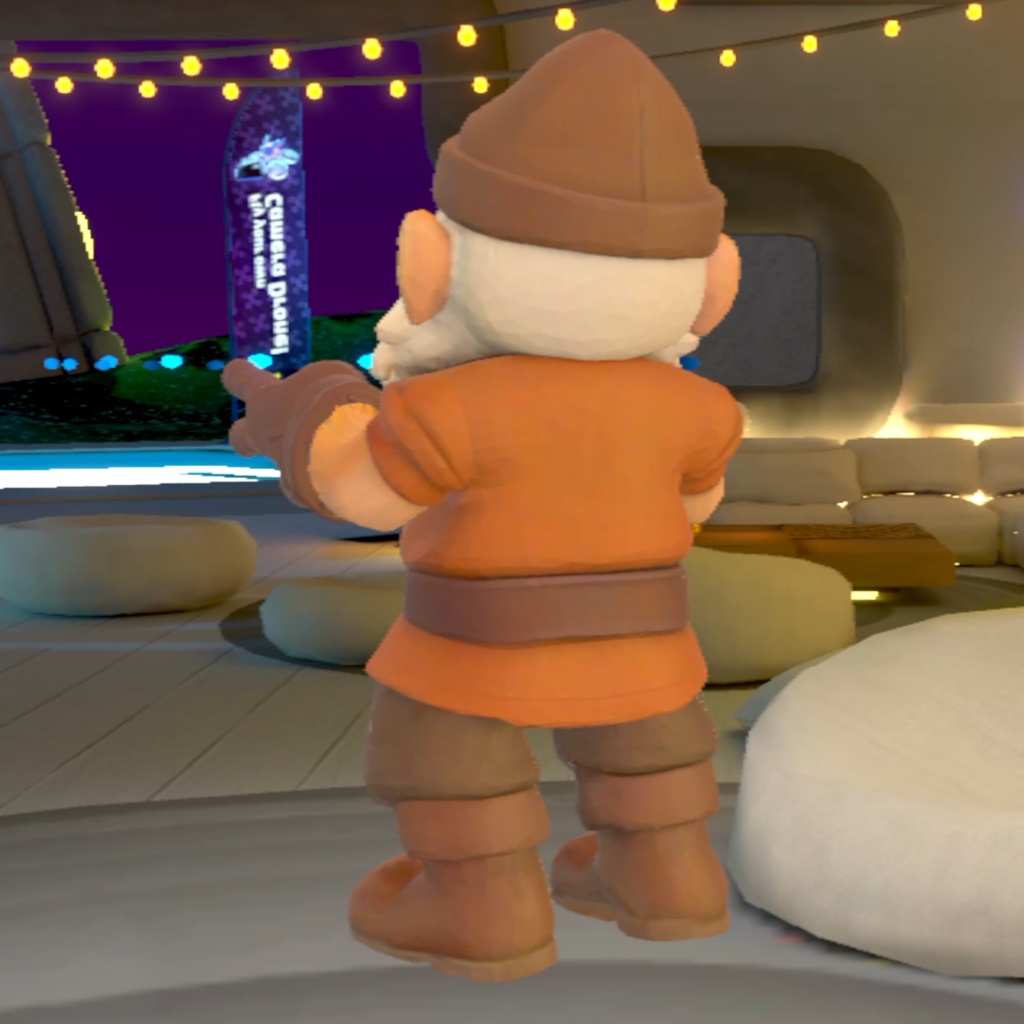 【値下げ!】【VRChat】Blacksmith Dwarf Avatar / 鍛冶場のドワーフ【ローポリ、Goodランク】