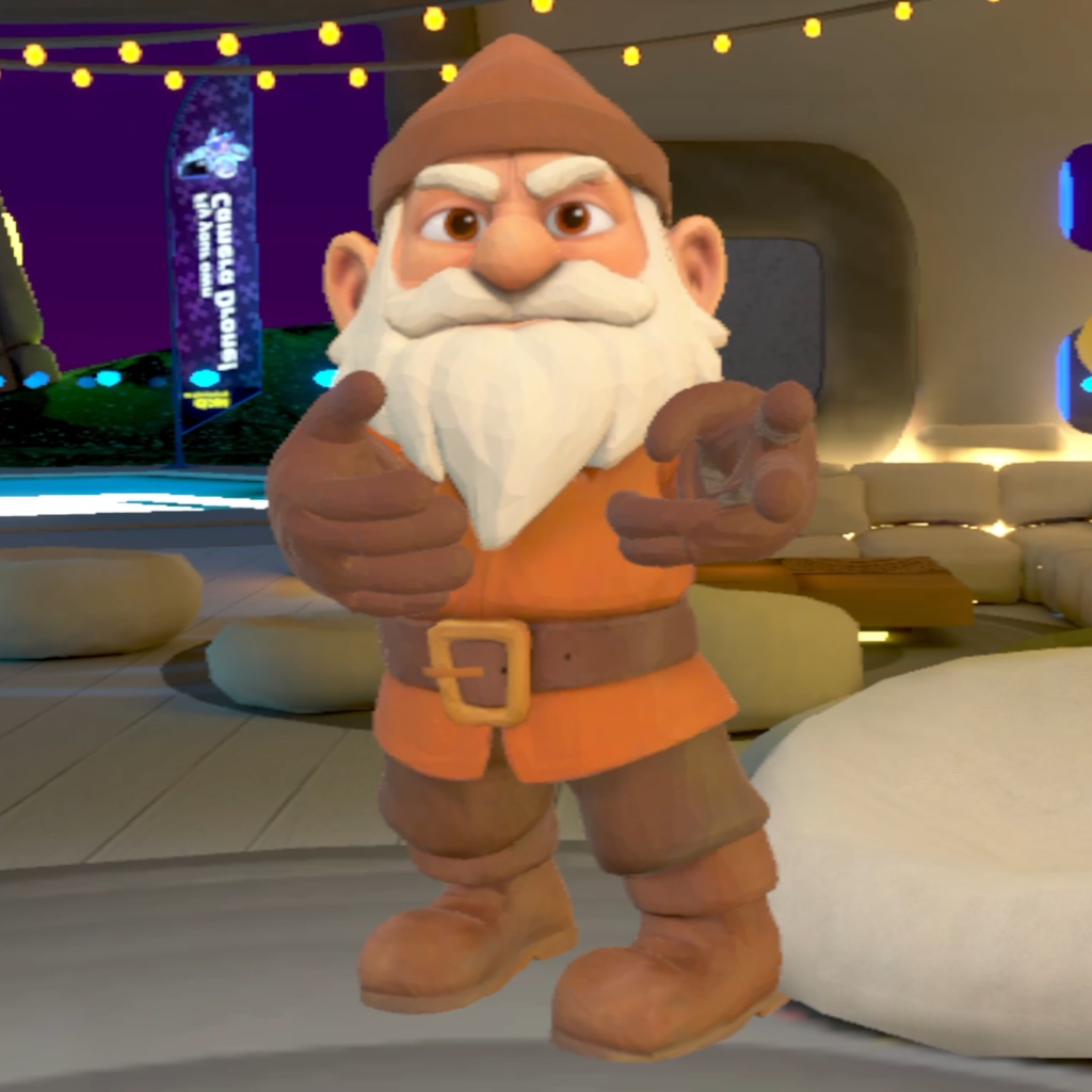 【値下げ!】【VRChat】Blacksmith Dwarf Avatar / 鍛冶場のドワーフ【ローポリ、Goodランク】