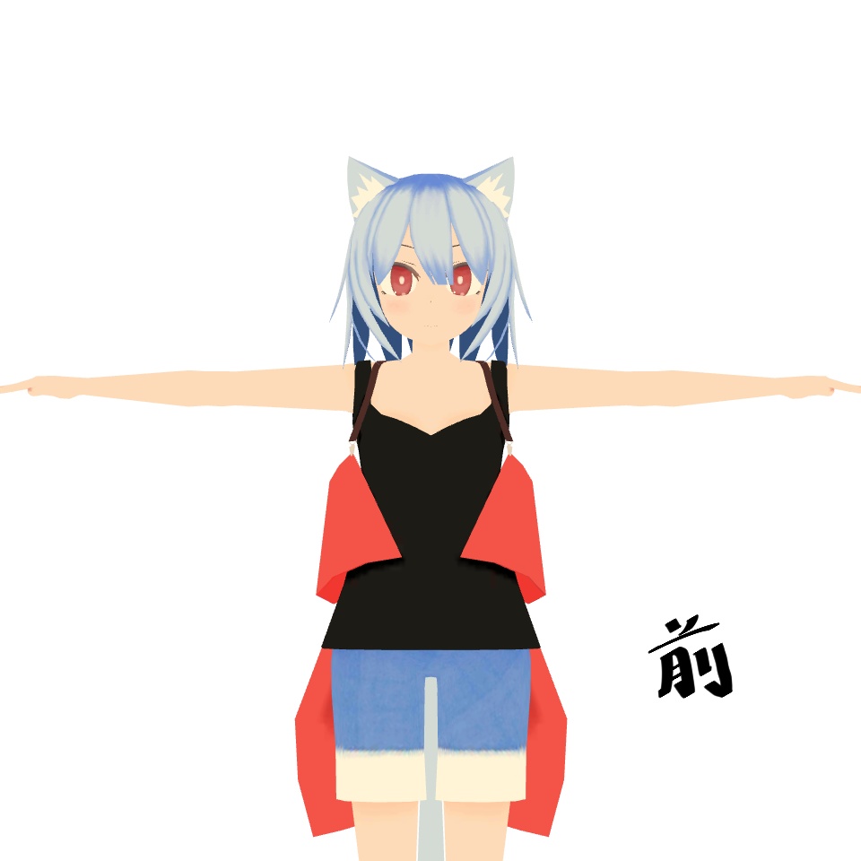 オリジナル3Dモデル 「ひゃくちゃん」