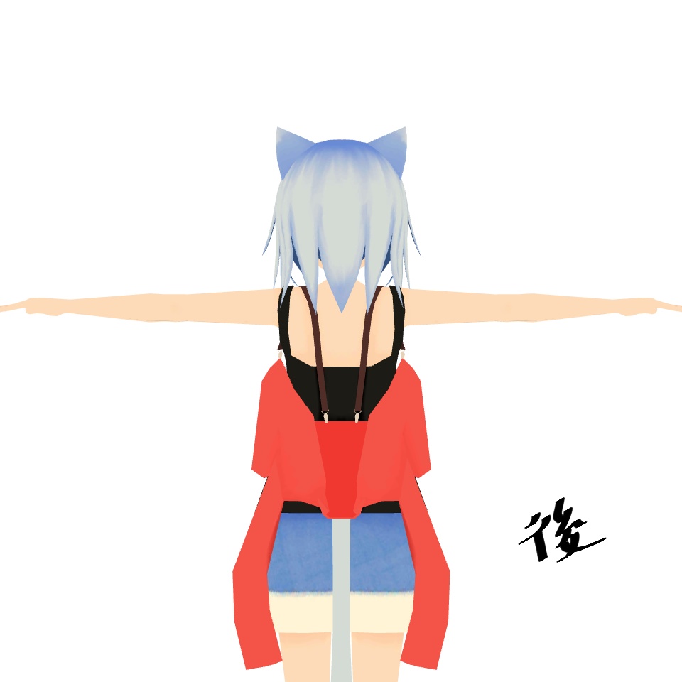 オリジナル3Dモデル 「ひゃくちゃん」