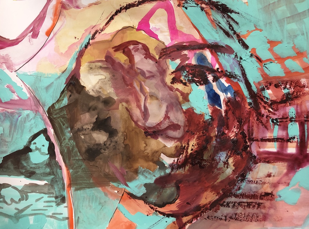 ドローイング　生性流転お母さん