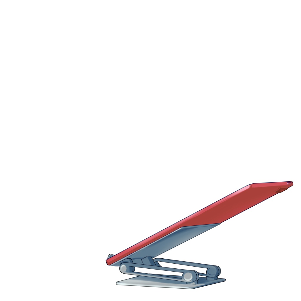 ペンを持つ手とタブレットの素材:高解像度版&商用利用権