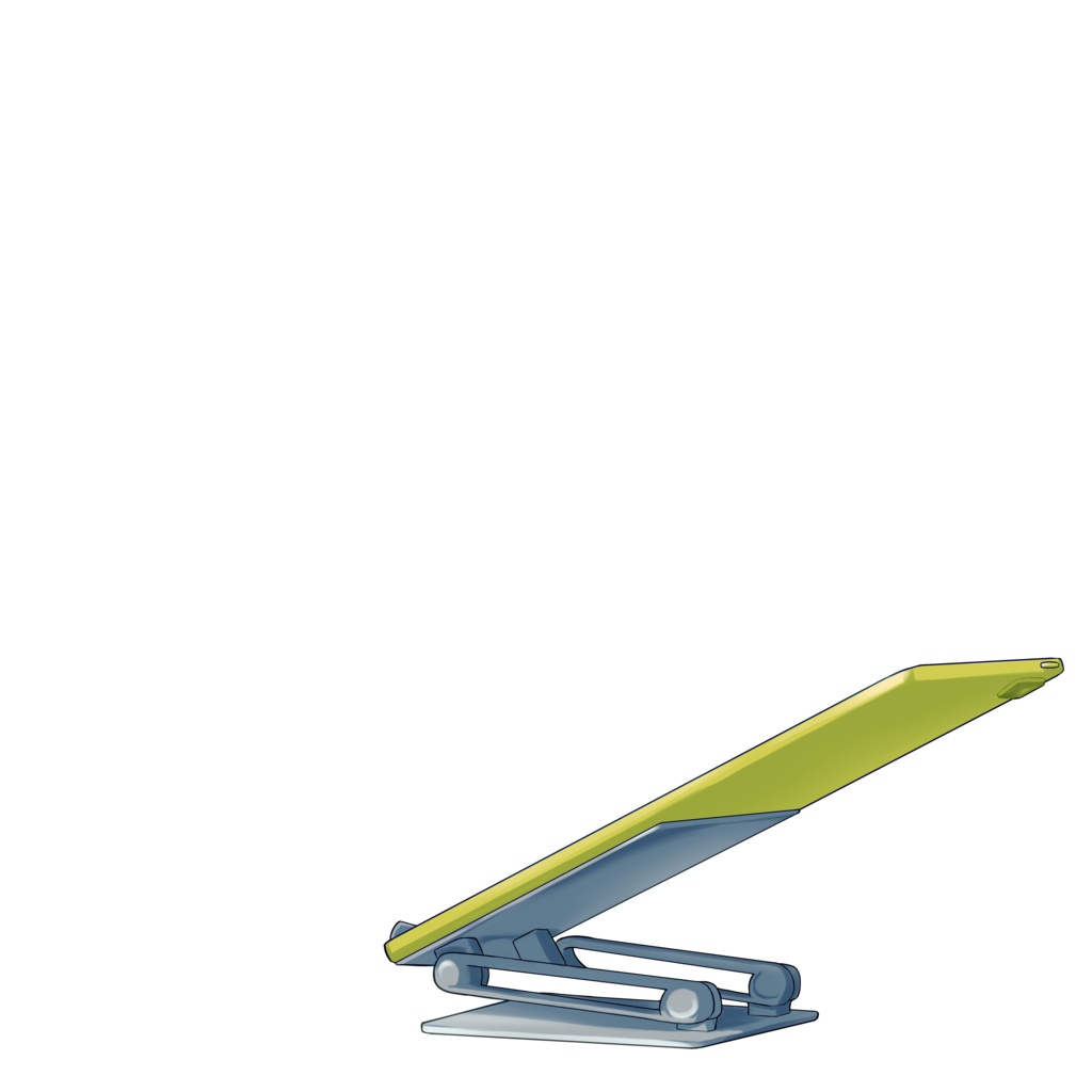 ペンを持つ手とタブレットの素材:高解像度版&商用利用権