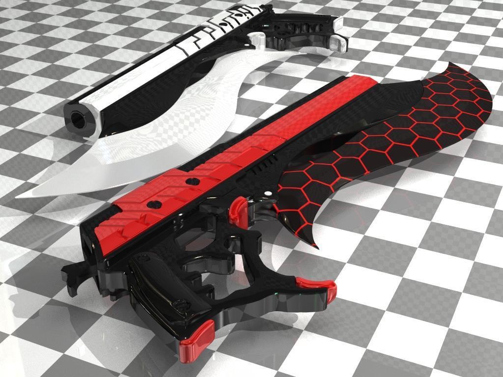 FGOエミヤオルタ銃3Dモデル